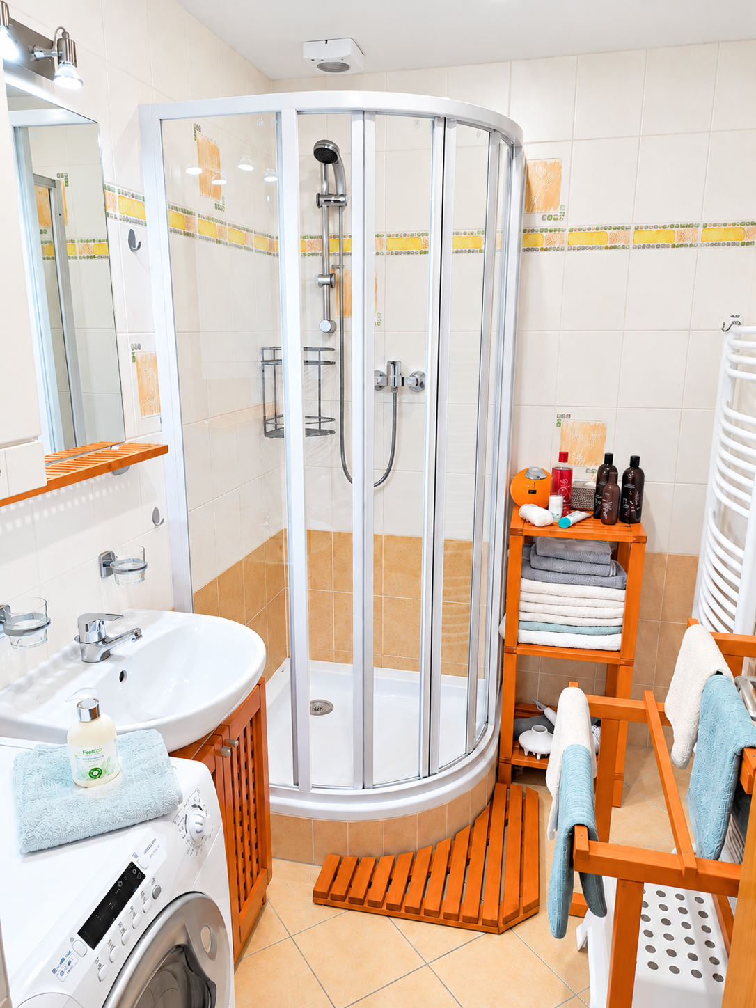 Koupelna apartmánu Harradise